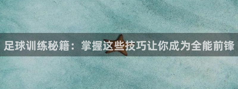 三亿体育：足球训练秘籍：掌握这些技巧让你成为全能前锋