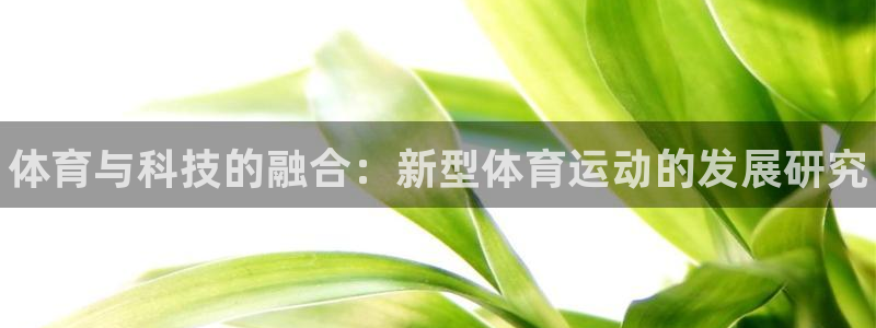 三亿体育：体育与科技的融合：新型体育运动的发展研究